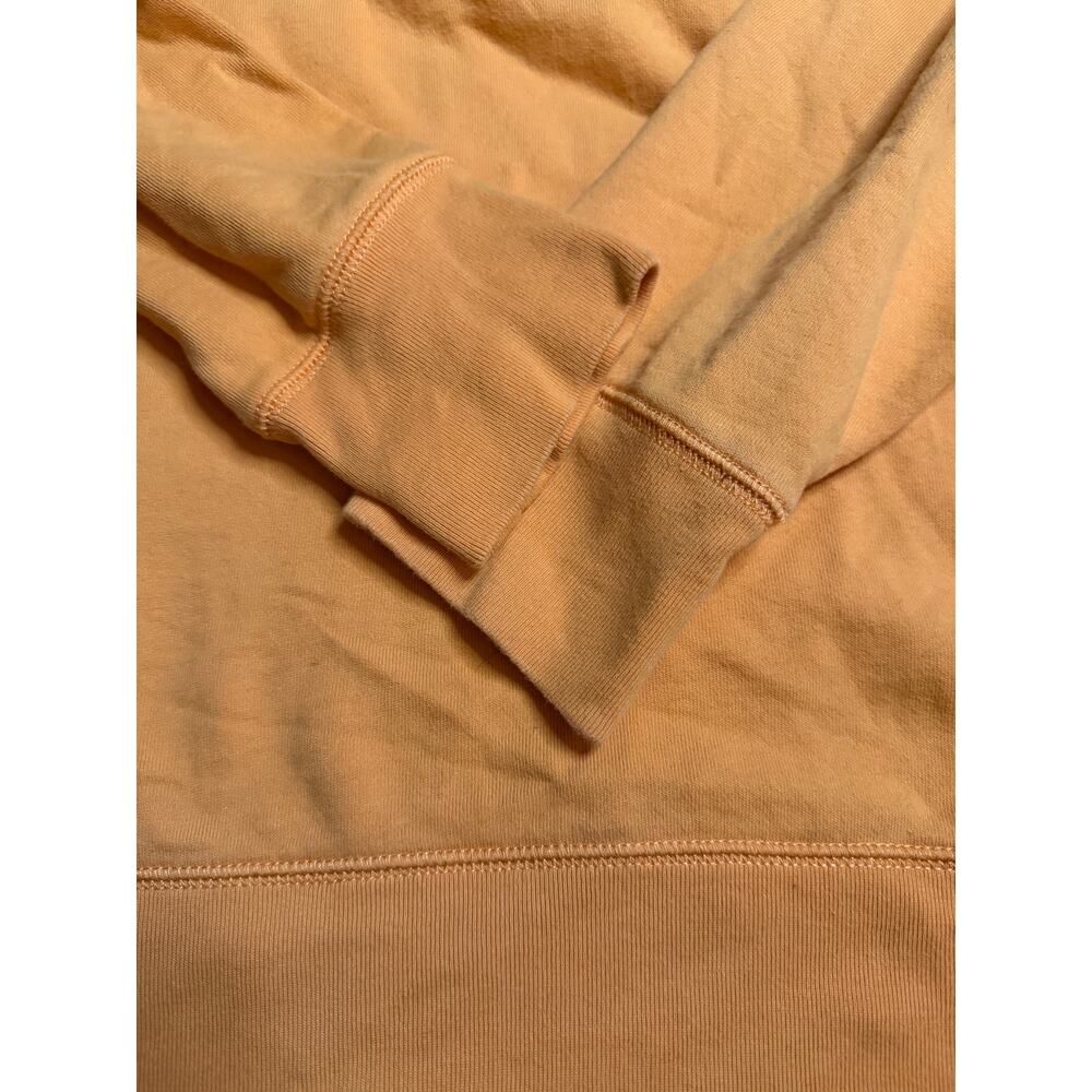 J Crew Oversized Pullover Sweatshirt Bright Orange Size Large - Picture 3 of 4